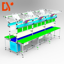 DY194 Double Face Conveyor Belt System Assembly Line for Workshop